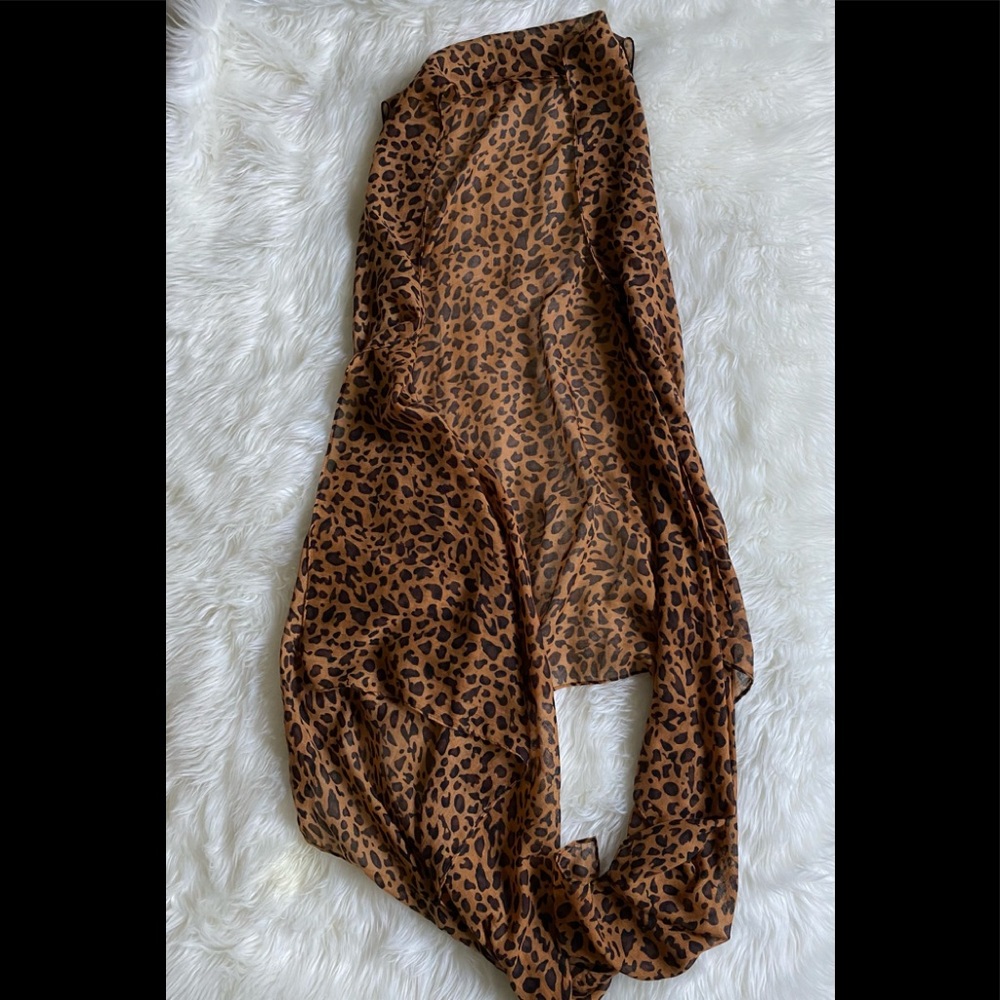 Leopard kimono; new never worn